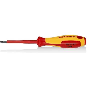 KNIPEX Отвертка PH 1, VDE 1000V жълто-червена ръкохватка 187мм, Knipex (K982401)