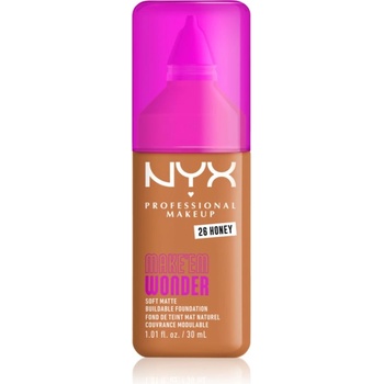 NYX Professional Makeup Make ‘Em Wonder лек матиращ фон дьо тен цвят 26 Honey 30ml