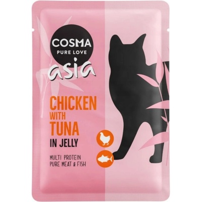 Cosma Asia kuracie maso s tuniakom v želé 6 x 100 g