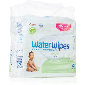 WaterWipes Baby Wipes Soapberry 4 Pack нежни мокри кърпички за бебета 4x60 бр