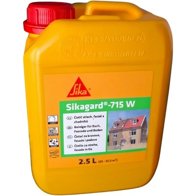 SIKA Sikagard - 715 W, 2,5l - účinný čistič na steny, fasádu a dlažbu