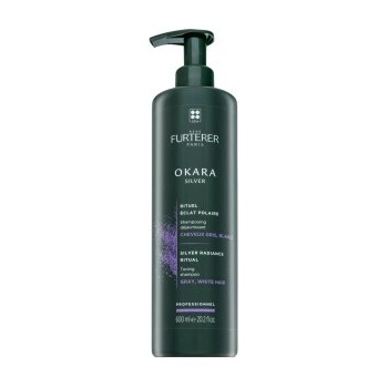 Rene Furterer Okara Silver Toning Shampoo тонизиращ шампоан за платинено руса и сива коса 600 ml