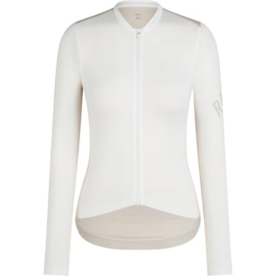 Rapha Women's Pro Team Long Sleeve Lightweight White Alyssum/Silver Gray