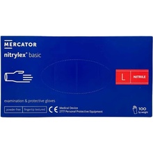 Mercator Nitrylex Basic Powder-Free Examination & Protective 100 ks