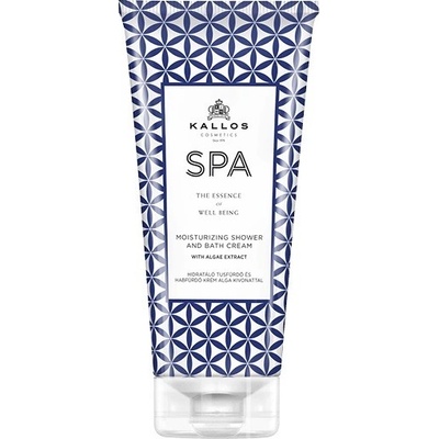 Kallos SPA Moisturizing Shower and Bath cream hydratačný sprchový krém a pena do kúpeľa s extraktom z rias 200 ml