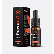 Populist CBD olej 20% 2000 mg Full Spectrum X-STRONG 10 ml