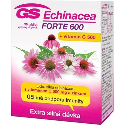 GS Echinacea FORTE 600 tabliet 2016 30 ks
