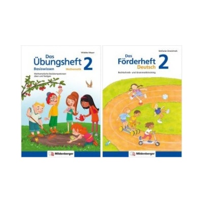 Sicher ins 3. Schuljahr - Sparpaket: Förderprogramm Rechnen - Schreiben - Grammatik · Klasse 2, 2 Teile