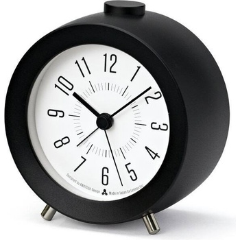 Lemnos Будилник Awa Jiji черен (awa13-04 bk)