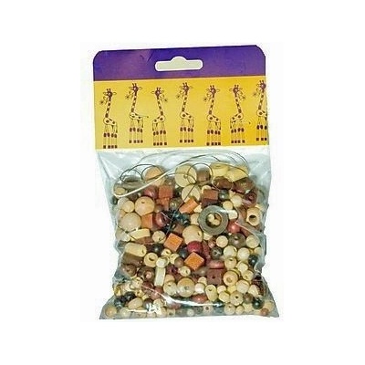 Mix perel 100g hnědo-přírodní