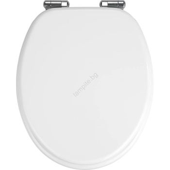 WENKO 22885100-WC тоалетна седалка URBIO 36x42, 5 см бяла/сребриста (WE0621)