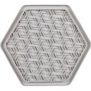 Flamingo lízací podložka M 24 x 21 x 1 cm šedá