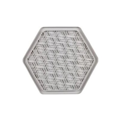 Flamingo lízací podložka M 24 x 21 x 1 cm šedá