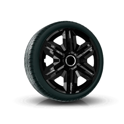 NRM капаци за колела volvo 14", fast ЛАКИРАНИ ЧЕРНИ 4брой (vtv-pu-21709)