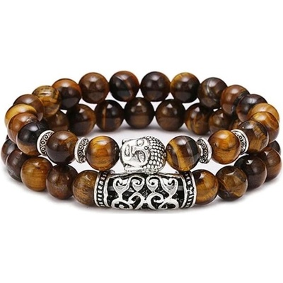 Naky párový Tygří oko a Buddha N051