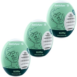 Satisfyer Комплект 3 броя маструбаторни яйца Satisfyer Riffle