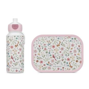 LITTLE DUTCH Svačinový set (láhev 400ml+box) Fairy Wonders