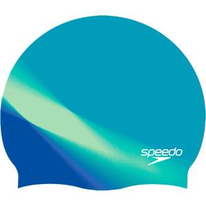 Speedo Шапка за плуване Speedo Multi Color Silicone Cap Swim cap - Mayan Blue / Pale Clove / Deep Sapphire - размер One Size (581-0338-0211)