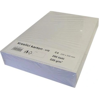 Rýsovací karton 200ks/220g C4 23x33