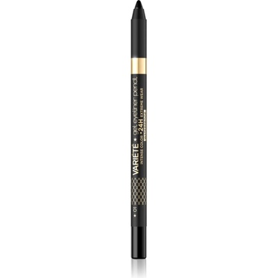 Eveline Cosmetics Variété водоустойчив гел-молив за очи цвят 01 Black