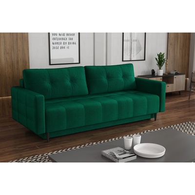 Разтегателен диван зелен- dory