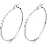 Silenti Jewelry Сребърни обеци "Готовност" - Средни - 4см
