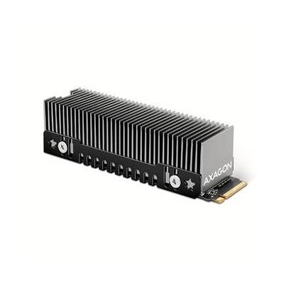 AXAGON CLR-M2XT, hliníkový pasivní chladič pro jedno i oboustranný M.2 SSD disk, výška 24 mm - CLR-M2XT