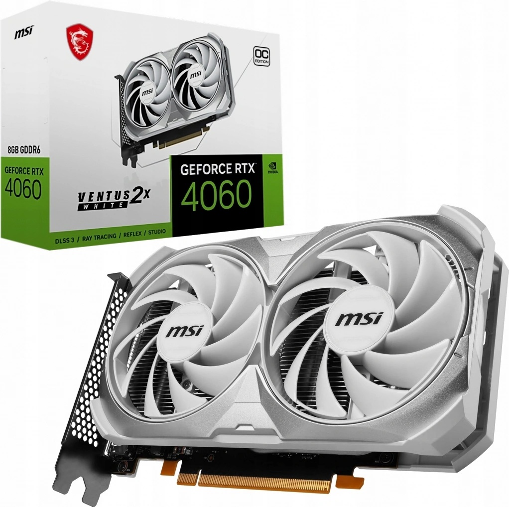 MSI GeForce RTX 4060 VENTUS 2X WHITE 8G OC - Heureka.cz