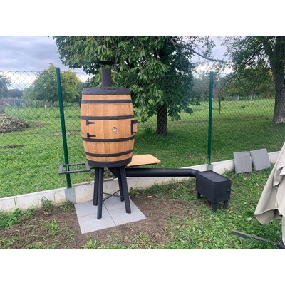 Jumon Dřevěná udírna zahradní 50x50x60 – Zboží Mobilmania