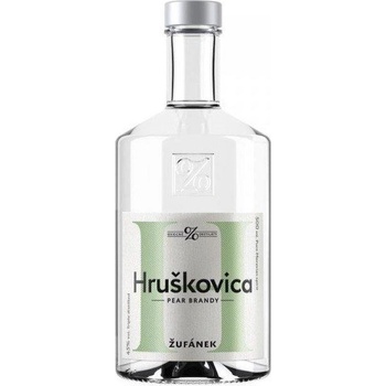 Žufánek Hruškovica z dubového sudu 40% 0,5 l (holá láhev)