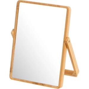 Casa Selección Козметично огледало бамбуково 20x27 cm - Casa Selección (805220)