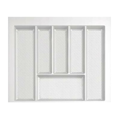 Organizér do zásuvky organizér na příbory s rýhovaným dnem REJS MAX 60 cm bílá