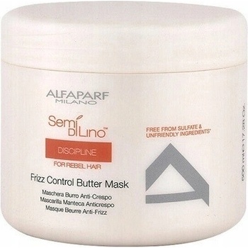 Alfaparf Milano Semí Dí Líno Discipline maska pre nepoddajné a krepovité vlasy (Frizz Control Butter Mask) 500 ml