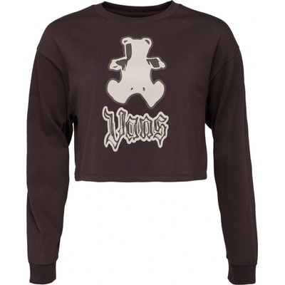 Vans Lil Bear Relax Crop LS Tee hnedá béžová