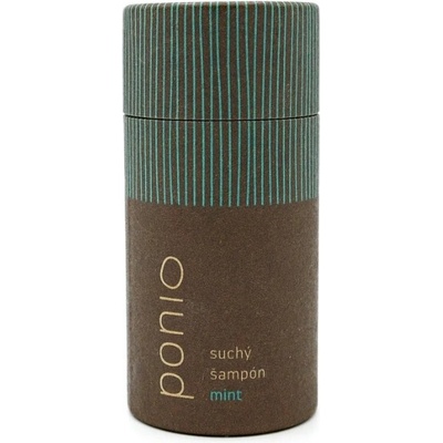 Ponio přírodní suchý šampon na vlasy Mint 65 g