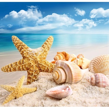 Image 1 of Milena Style Морски бряг - диамантен гоблен