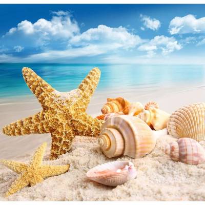 Milena Style Морски бряг - диамантен гоблен