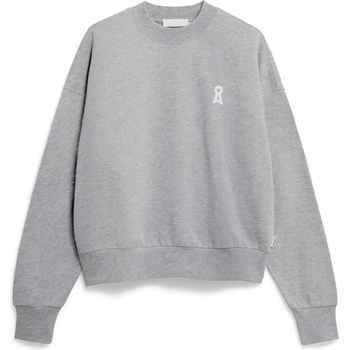 ARMEDANGELS Дамски пуловер ARMEDANGELS Women's Iconic Å Alizaa Sweat Jumper - Silver Melange (117-3690-0314)