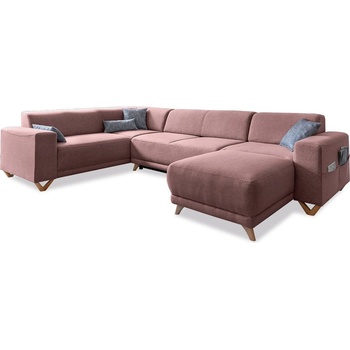 Miuform Розов разтегателен/с място за съхранение ъглов диван (ляв ъгъл/U форма) Classy Sophie - Miuform (B536LIN10)