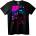 NOONEBRAND Тениска 202 Неонов Космически Воин - 2XL, Black