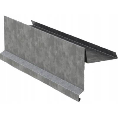 Závětrná lišta 333mm, 2m, Přírodní pozink, Nadrozměr, Expedice 3 dny