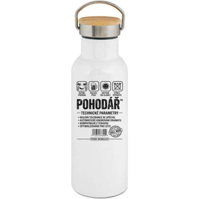 123TRIKO termoska Pohodář, černý potisk 500 ml vtipné