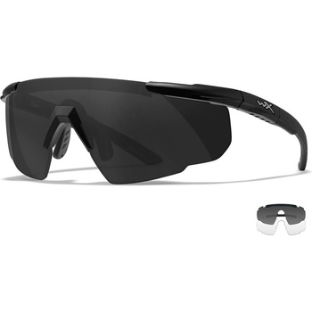 Wiley X защитни очила Saber Advanced, сиви прозрачни/ матово черни (317.saber.advanced)