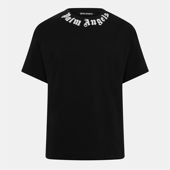 Palm angels Тениска PALM ANGELS Men's Oversized T-Shirt - Black/White