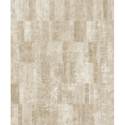 Grandeco A69402 Béžová geometrická vliesová tapeta na stenu, rozmery 0,53 x 10,05 m