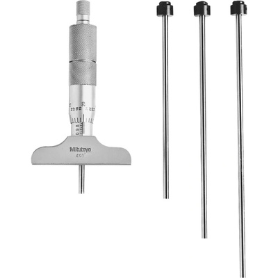 Mitutoyo Hloubkoměr analogový 0-4´´/25´´ výměnné nástavce mitu-129-127