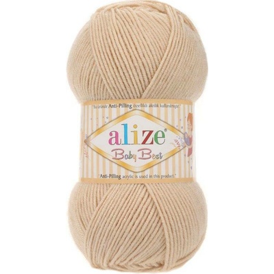 Alize příze Baby Best 310 světle béžová