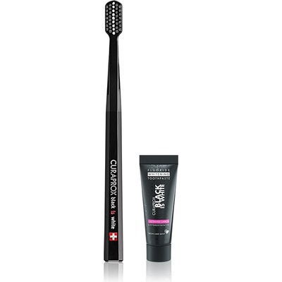 CURAPROX Black is White Комплект за дентална грижа