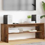 vidaXL ТВ шкаф 100 x 35 x 40 см Старо дърво Инженерна дървесина (8000314)