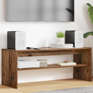 vidaXL ТВ шкаф 100 x 35 x 40 см Старо дърво Инженерна дървесина (8000314)